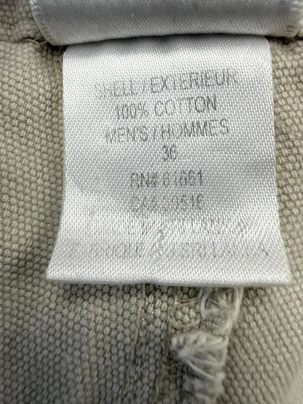 The North Face Pants Mens 36 Beige Cargo Relaxed Fit Canvas Outdoor Workwear